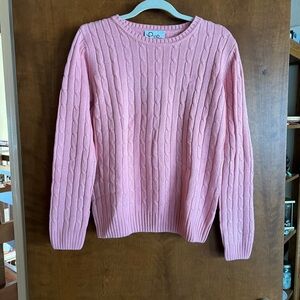 Lilly Pulitzer Soft Pink Cable Knit Sweater